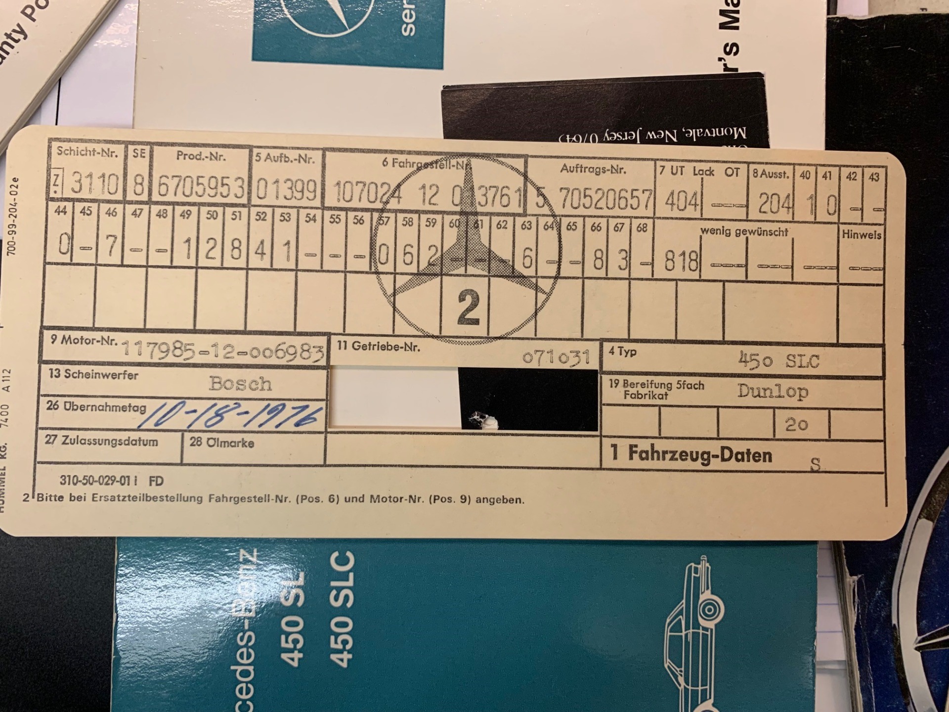 Used 1976 Mercedes-Benz 450SLC | St. Petersburg, FL