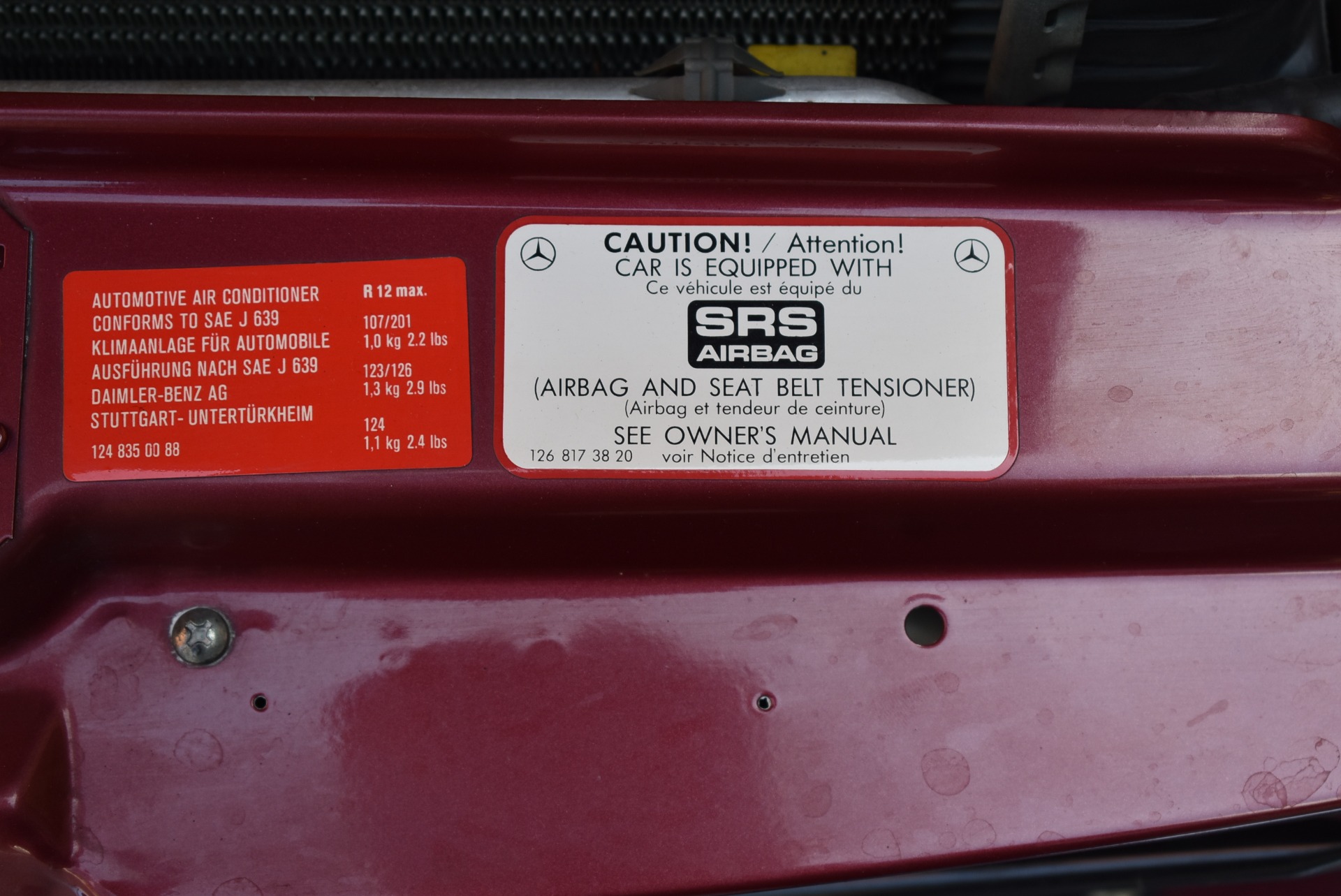 Used 1989 Mercedes-Benz 560SL - Almandine Red | St. Petersburg, FL