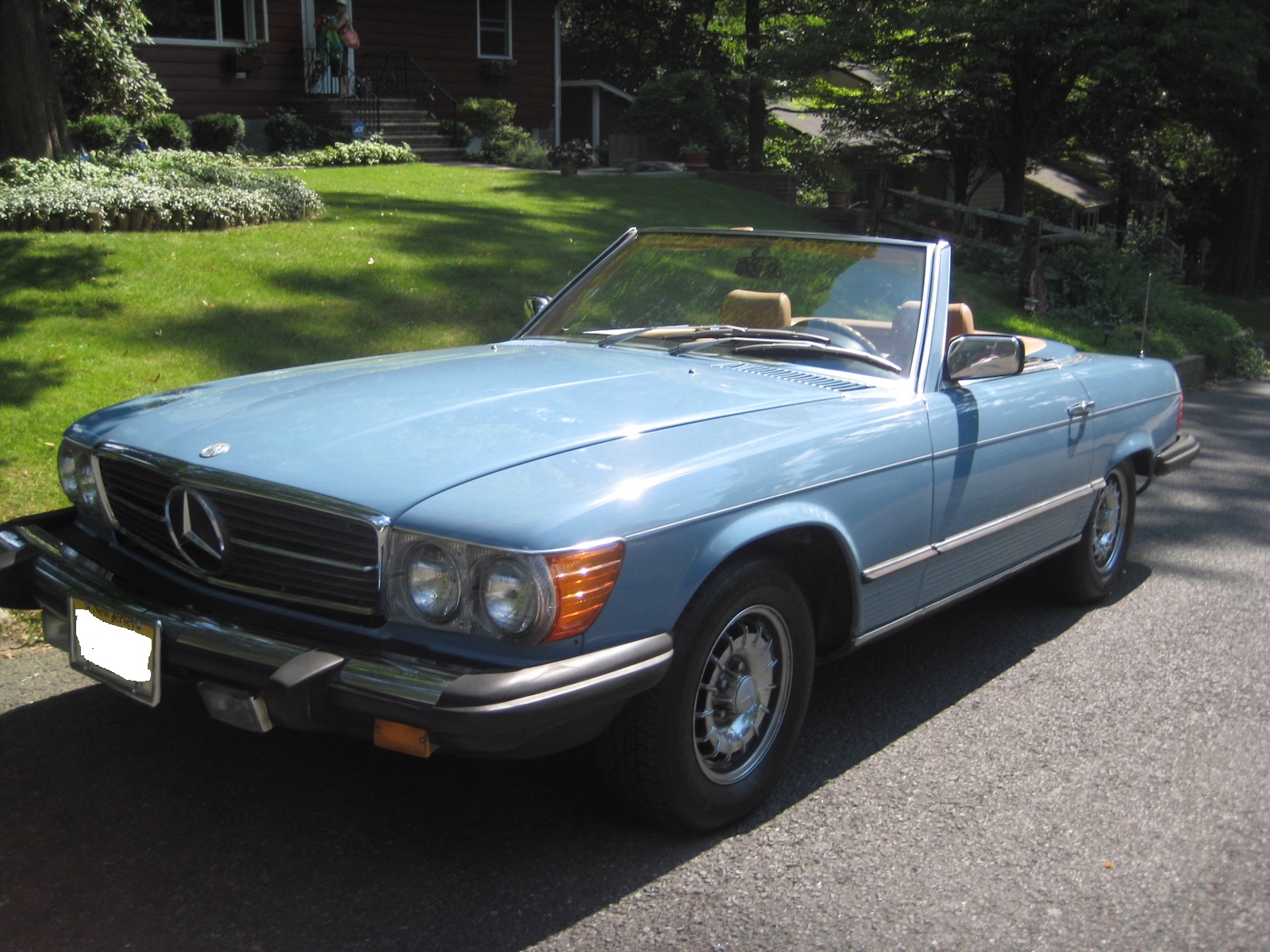 1980 Mercedes-Benz 450SL 80s European German Convertible For rent 