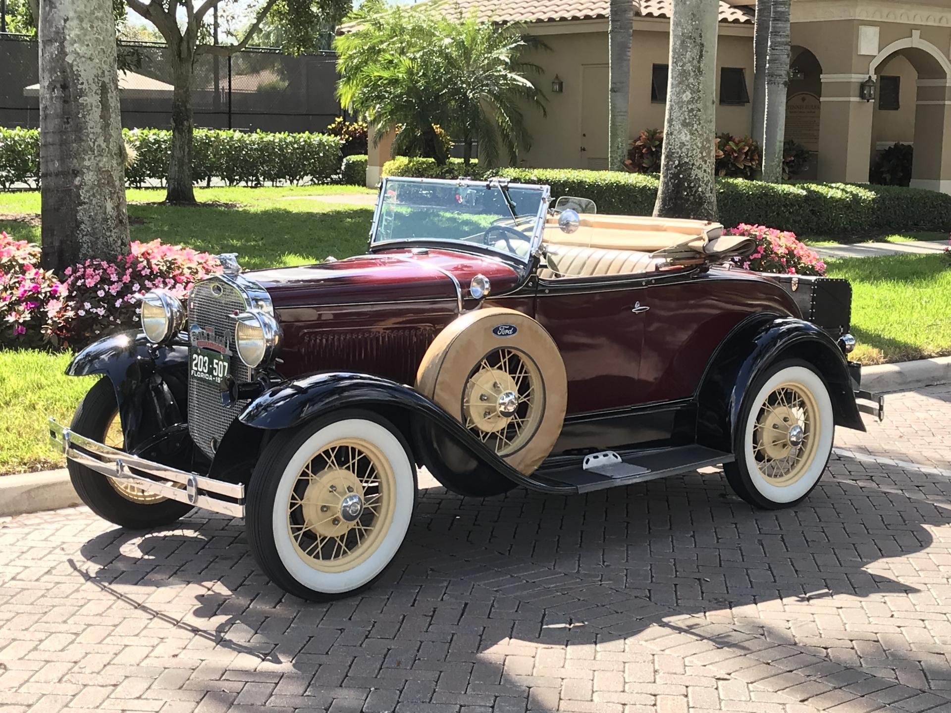 1930 Ford Model A DeLuxe Roadster For rent (Call for price