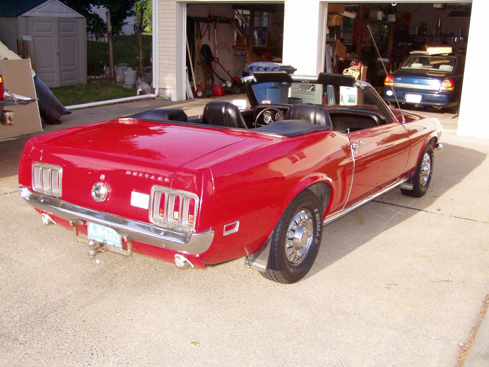 1970 Ford Mustang Convertible 70s Muscle Car Stock