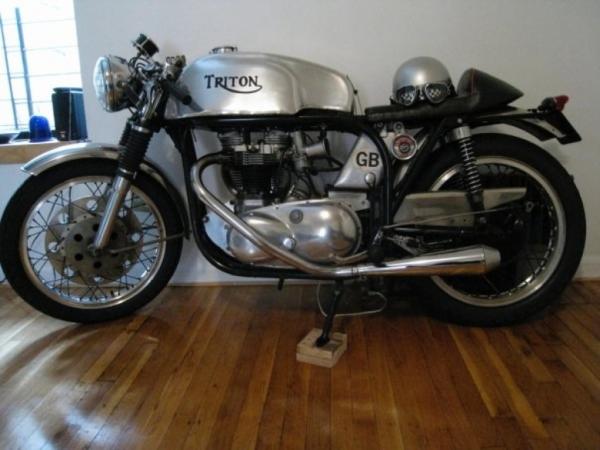 Used-1959-Triumph/Norton-Triton-50s-Motorcycle