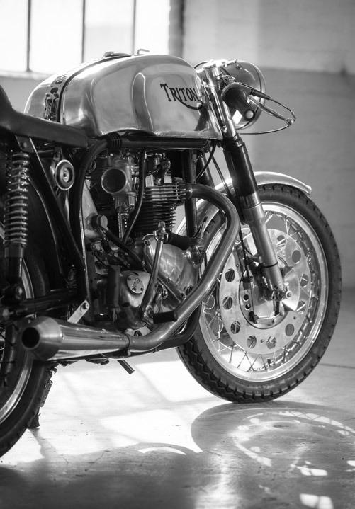 Used-1959-Triumph/Norton-Triton-50s-Motorcycle